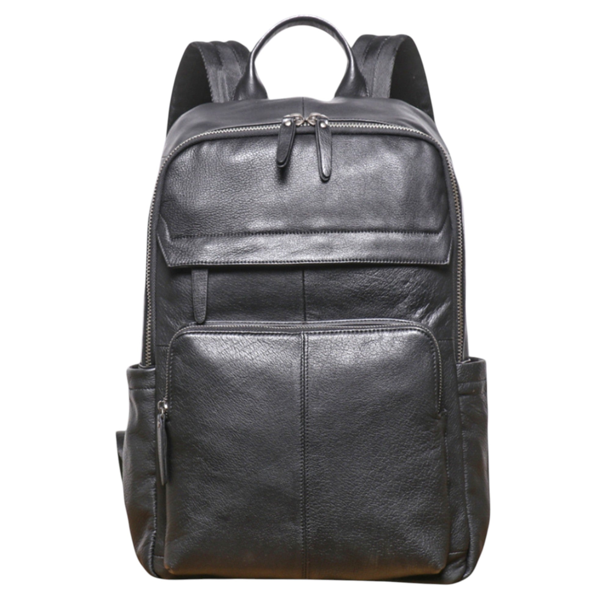 Genuine Leather Laptop Backpack for Men