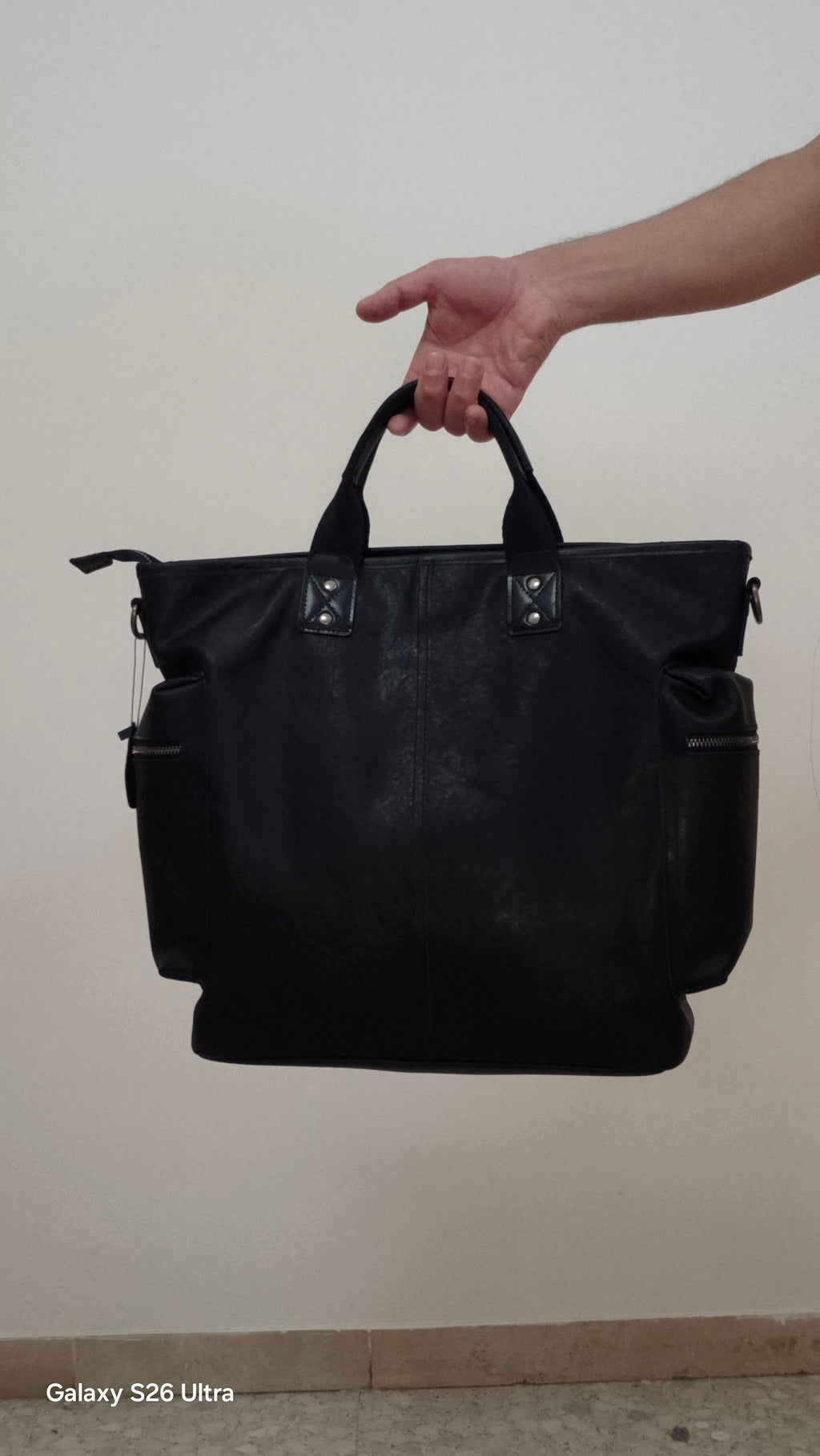 Velmoro Genuine Leather Tote Bag – Professional Business & Work Carryall