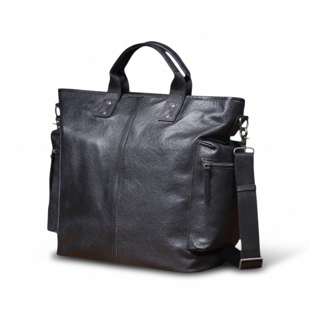 Genuine Leather Tote Bag – Elegant Office & Travel Purse