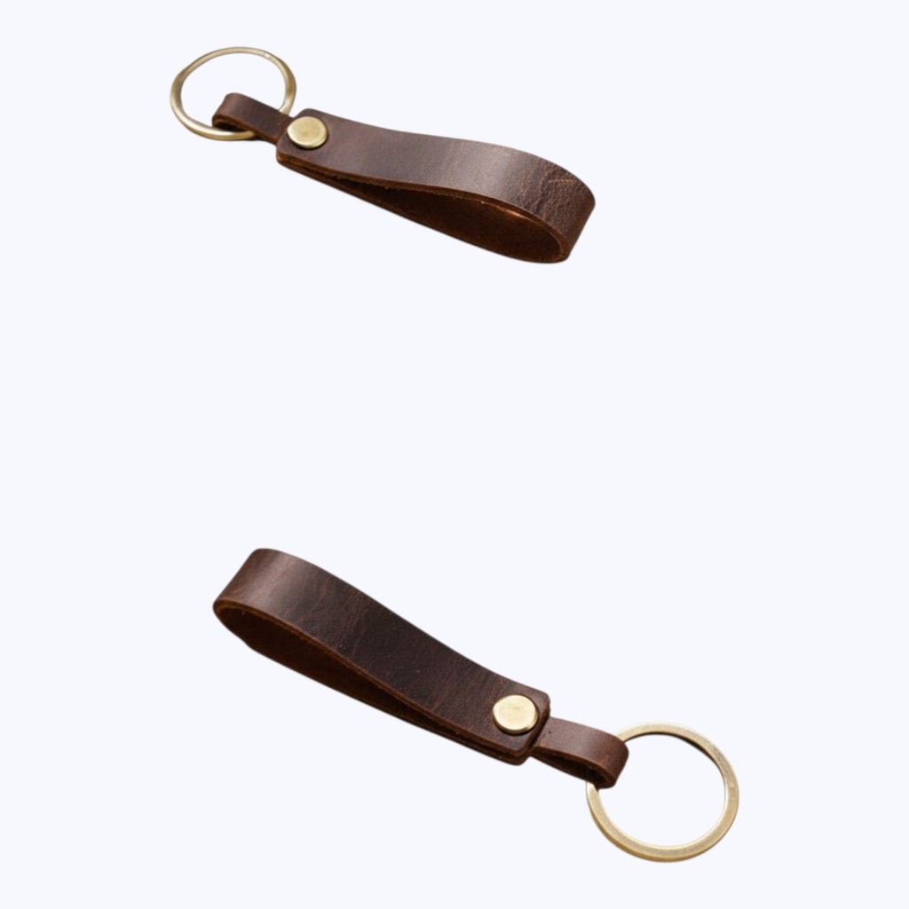 Personalized Leather Keychain