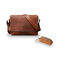 Buy the Premium Messenger Bag & Get the Leather Key Case FREE