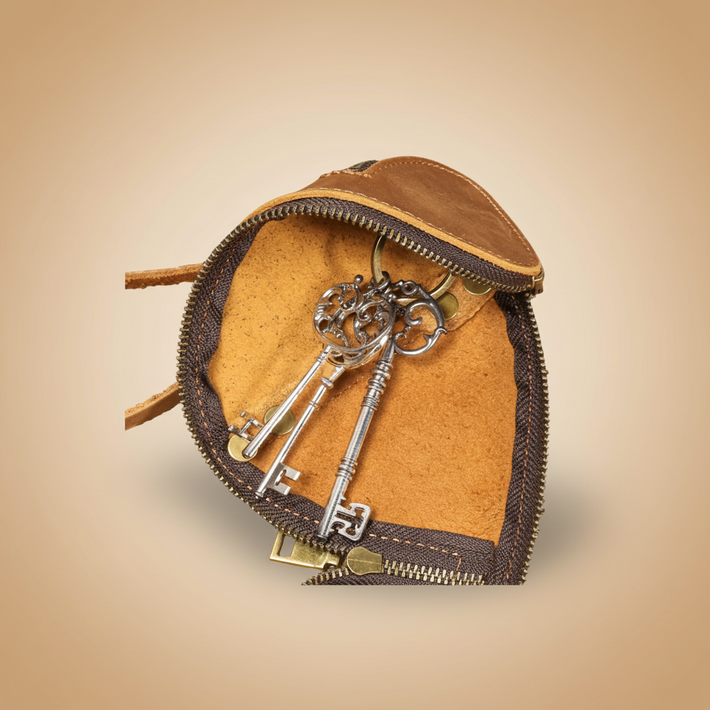 Premium Leather Key Organizer Bag