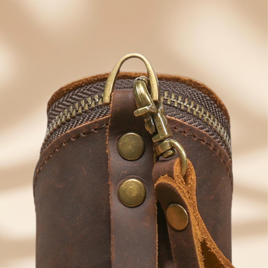 Premium Leather Key Organizer Bag