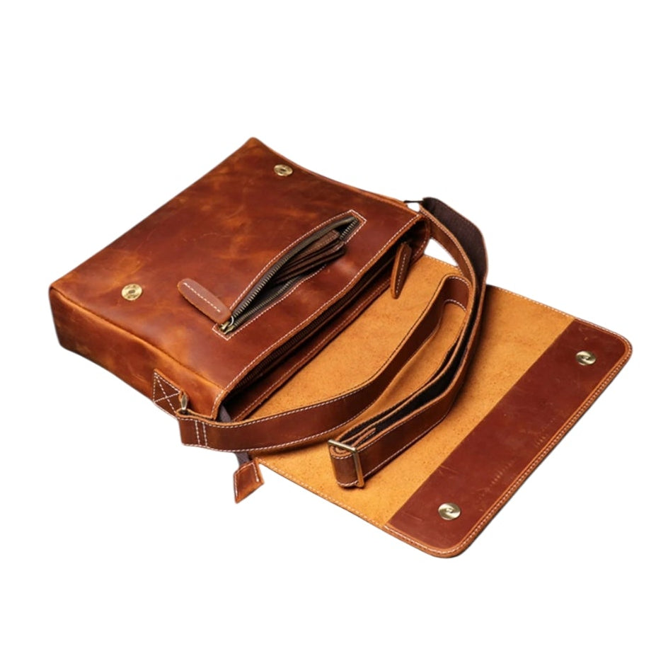 Buy the Premium Messenger Bag & Get the Leather Key Case FREE