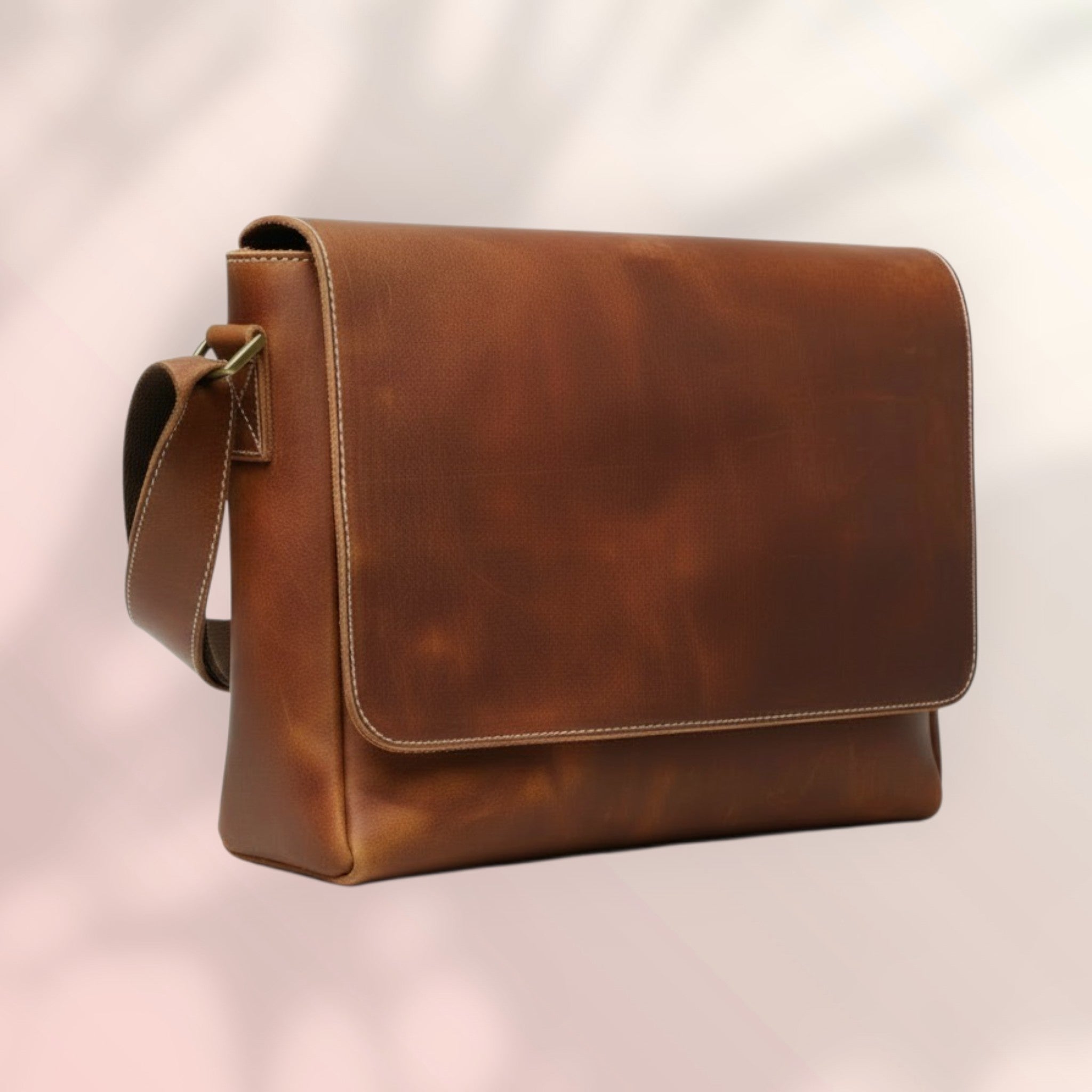 Buy the Premium Messenger Bag & Get the Leather Key Case FREE
