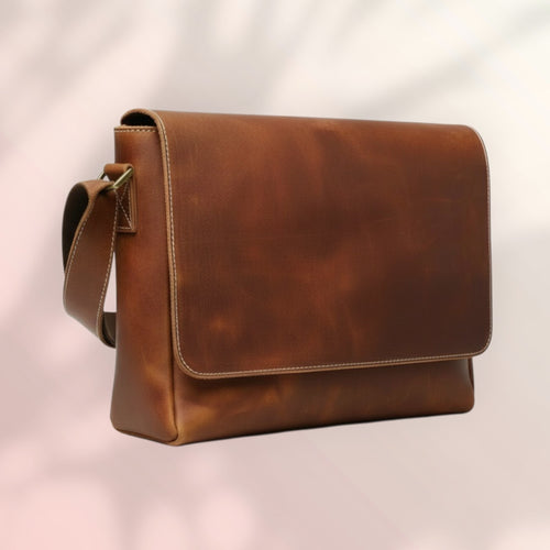 Buy the Premium Messenger Bag & Get the Leather Key Case FREE