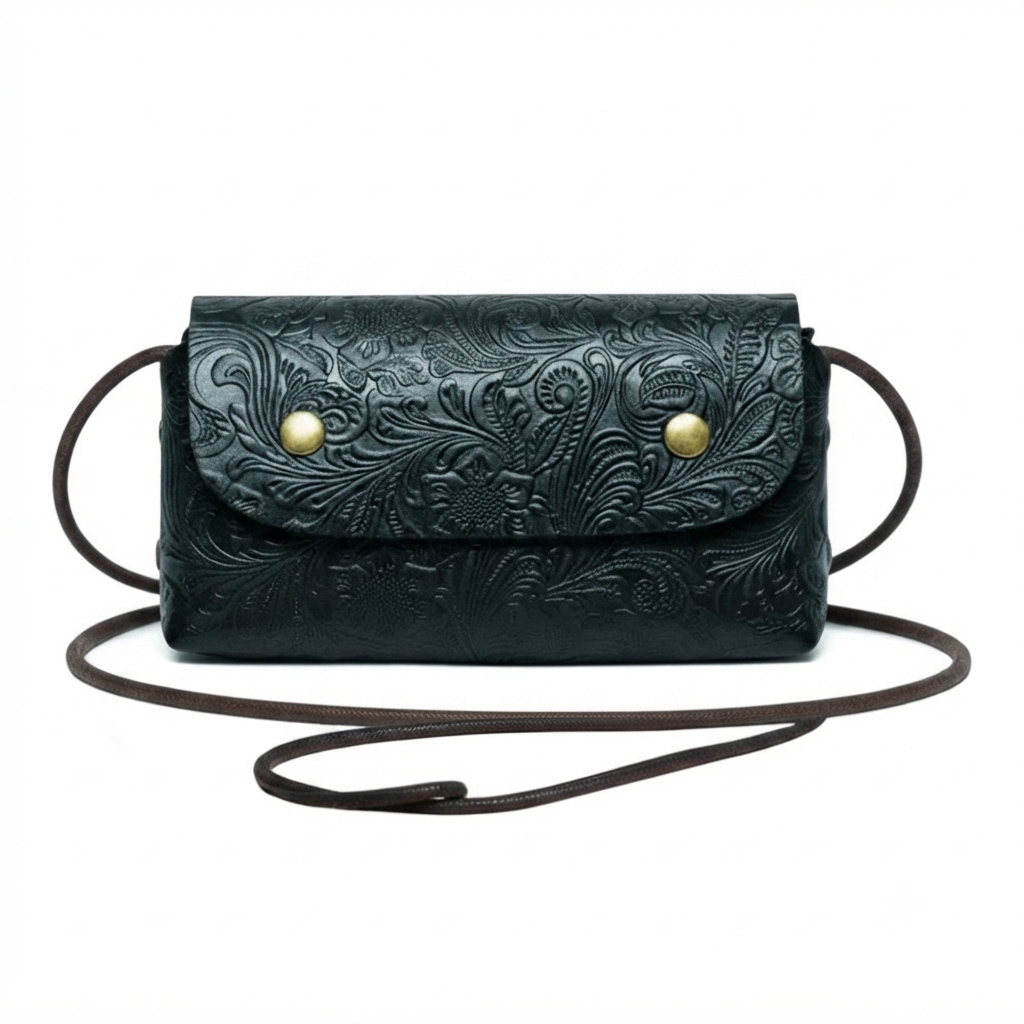 Full Grain Leather Phone Pouch