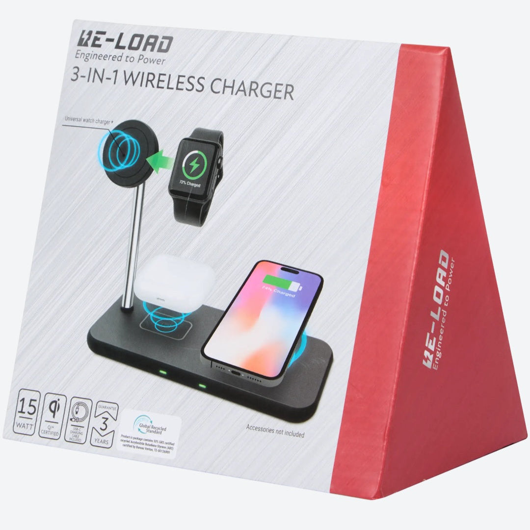 Re-load 3-in-1 Wireless Charger