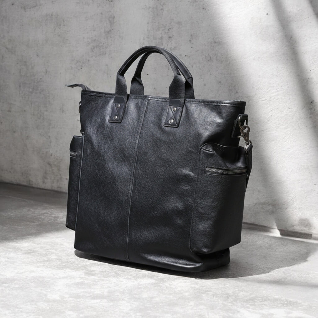 Velmoro Genuine Leather Tote Bag – Professional Business & Work Carryall