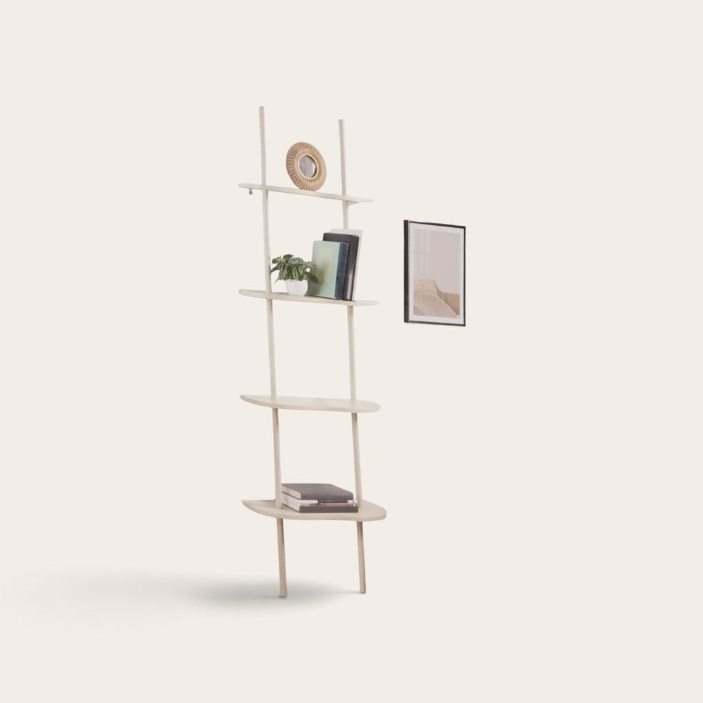 Ladder Shelf  FSC Wood . 57x26x174 cm