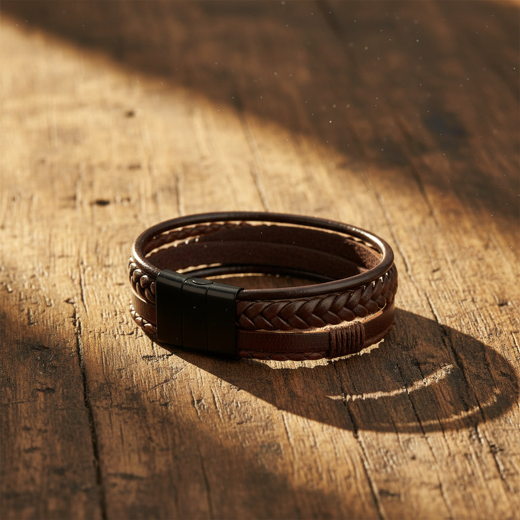 Braided Leather Bracelet