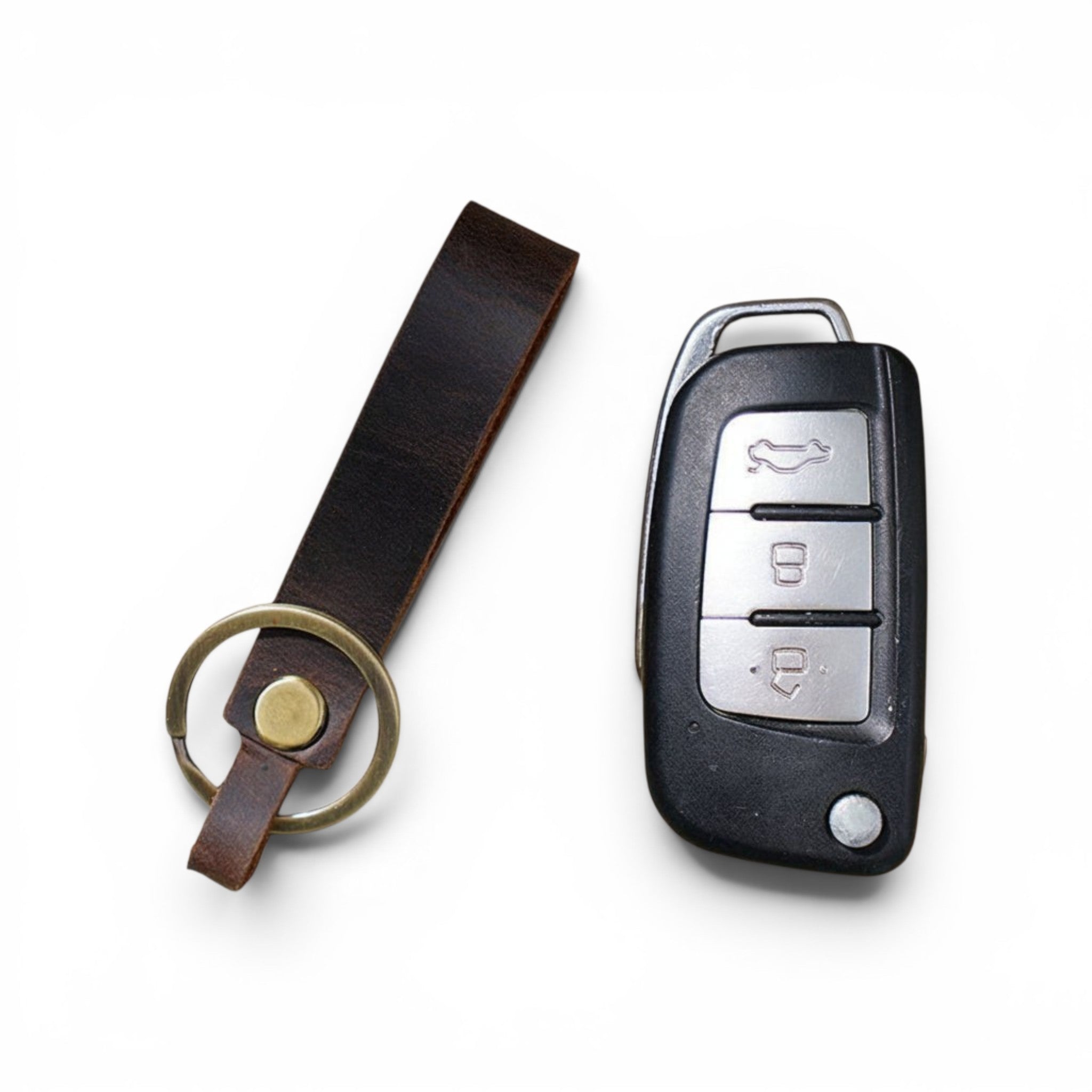 Personalized Leather Keychain